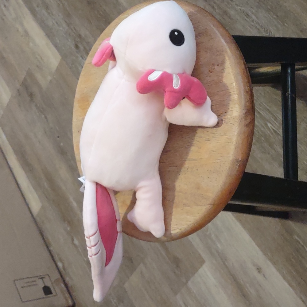 βFiesta Snugglies Pink Axolotl Plush Stuffed animal 10.5in - Picture 6 of 16